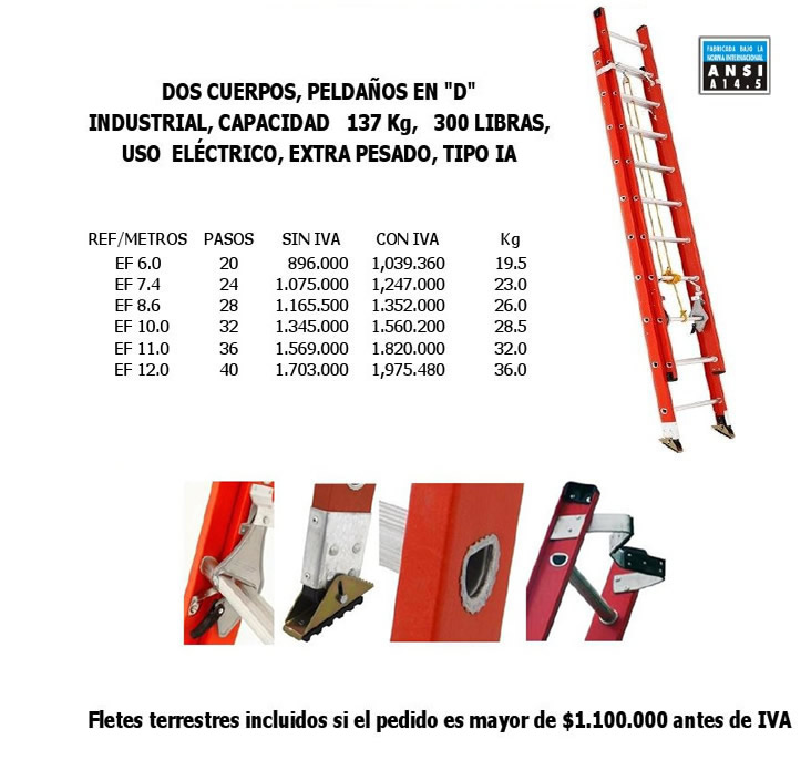 Escaleras de extensión