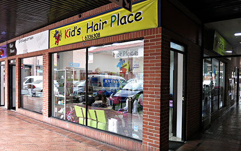 Fachada peluqueria infantil