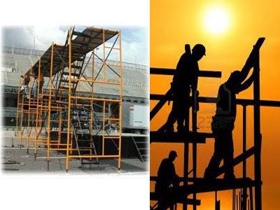 Servicio alquiler andamios tubulares