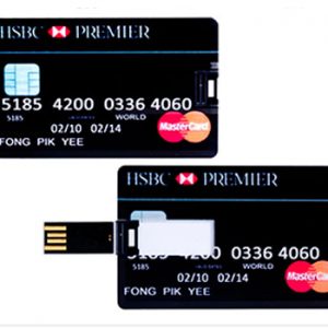 Memoria USB tipo tarjeta crédito