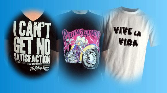 Camisetas estampadas para publicidad