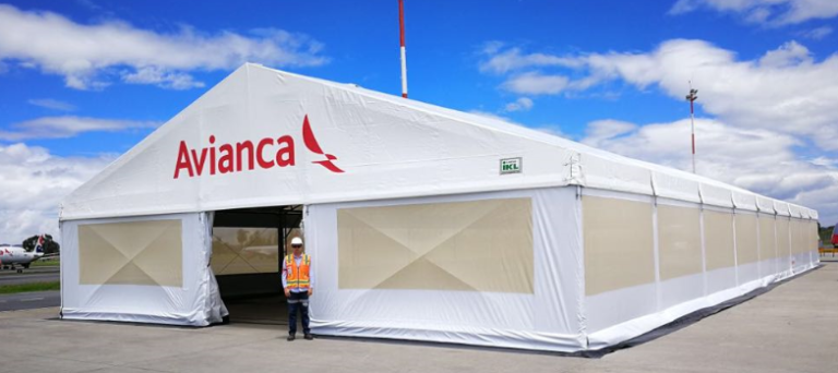 Carpa lona blanca