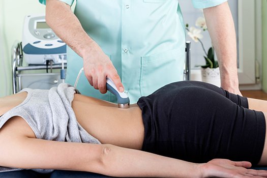 Fisioterapia con laser
