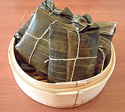 Tamales en Canasta